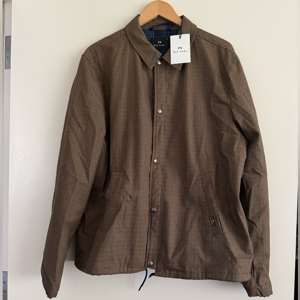 Paul Smith Checkered Brown Jacket